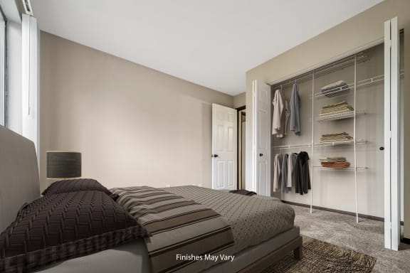 Marigold Bedroom at Timberlane Apartments, Illinois, 61615