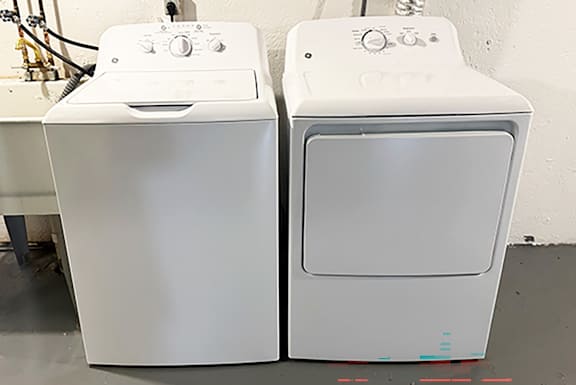A full-size washer and dryer at Mount Royal Townhomes in Kalamazoo, MI