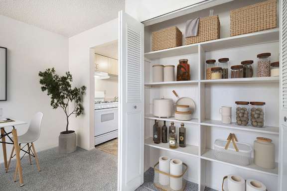 large closets at Old Farm Apartments, Elkhart, 46517