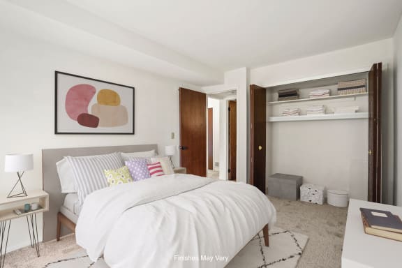 Primrose Bedroom at Rivers Edge Apartments, Waterford Twp, MI, 48327