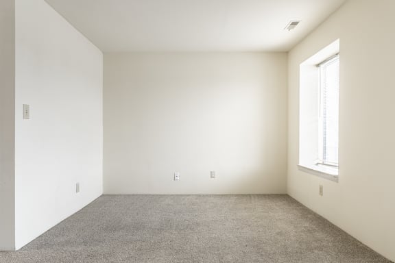an empty room with a window and carpet in Indianapolis, 46254