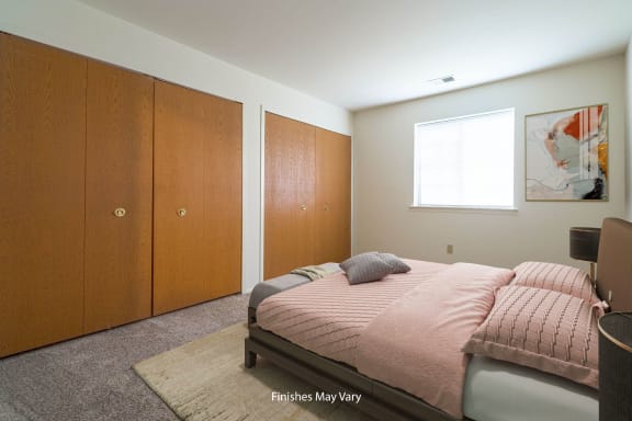 Springs Mahonia Bedroom at The Springs Apartment Homes, Novi, MI