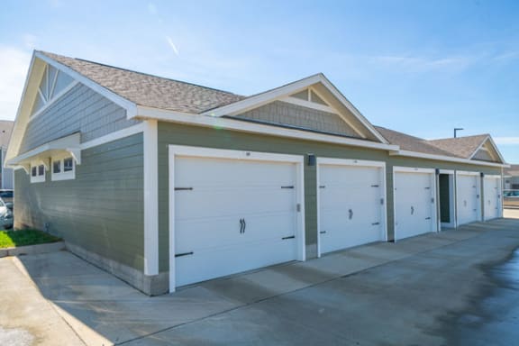 Garages with Remote Openers at Strathmore Apartment Homes, West Des Moines 50266