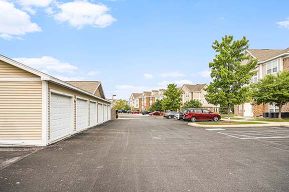 Garages with Remote Openers at Tracy Creek Apartment Homes in Perrysburg, OH