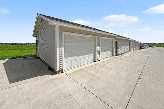 Garages with Remote Openers at Trade Winds Apartment Homes in Elkhorn, NE
