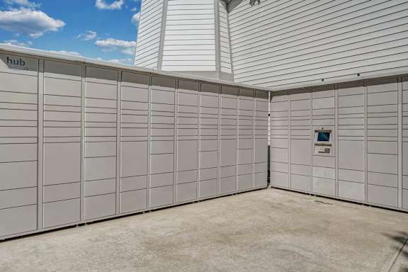 Package receiving at WaterFront Apartments, Virginia Beach, Virginia