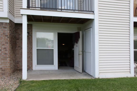 Private Patio With Storage at West Hampton Park Apartment Homes, 68022