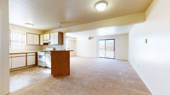enlarged living room and extra windows at Windmill Lakes Apartments, Holland, 49424
