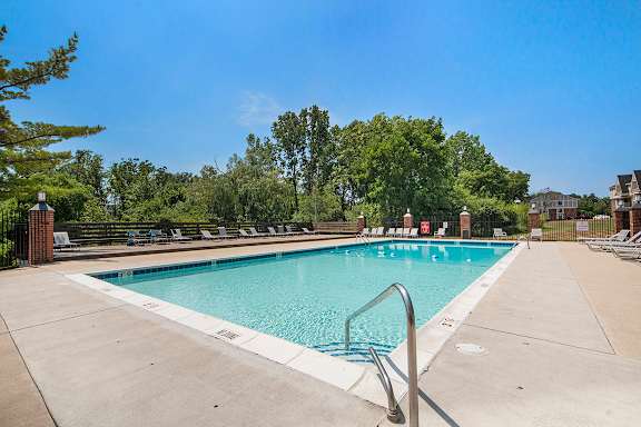 Pool with Large Sundeck at Wingate Apartments in Kentwood, MI