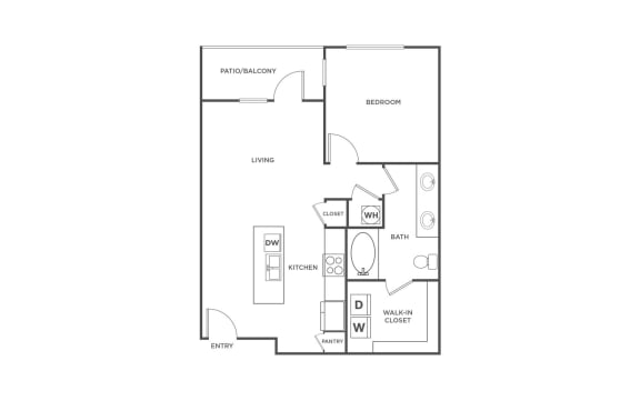 1 A Floor Plan at Discovery at The Realm, Lewisville, Texas