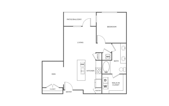 1 A.1 Floor Plan at Discovery at The Realm, Lewisville
