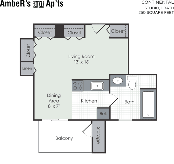 Floor Plan  Studio apartment floor plan layout