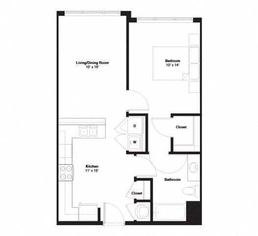 Floor Plan  a black and white floor plan of a house