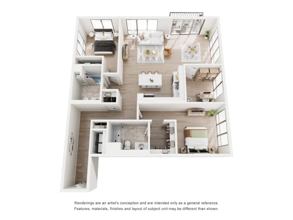 Floor Plan  a floor plan of a house with a bedroom and a living room