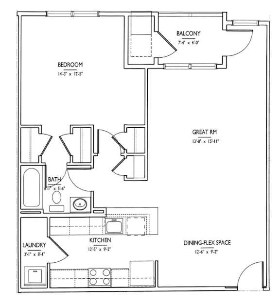 Cardwell Floor Plan at Heritage at Mount Holly, Mount Holly