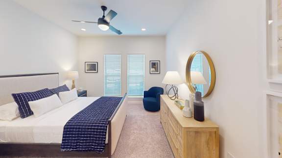 Large Bedrooms with Natural Lighting