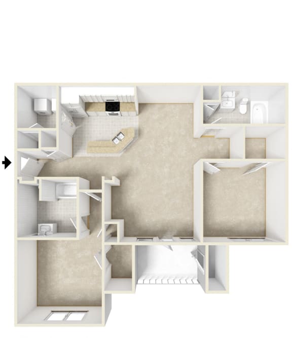 Stillwood Farms Apartments | Berkley Floorplan