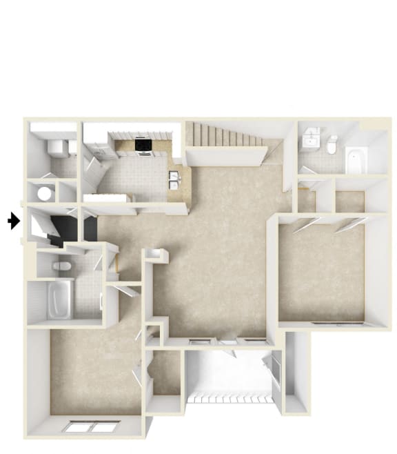 Stillwood Farms Apartments | Churchill Floorplan