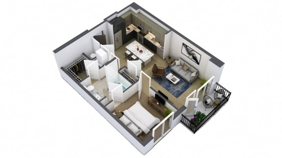 Waldo- A7M - 1 Bedroom 1 Bathroom