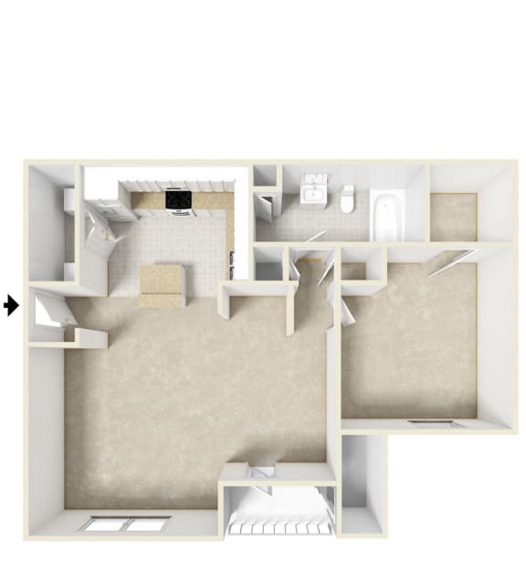 Stillwood Farms Apartments | Kirby Floorplan