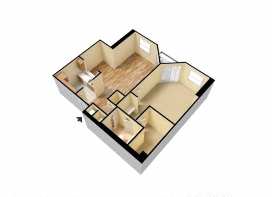 Wesley Townsend Apartments | The Andrews Floorplan