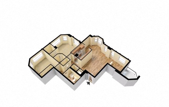 Wesley Townsend Apartments | The Habersham Floorplan