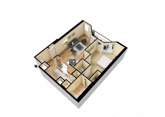 Wesley Townsend Apartments | The Paces Floorplan