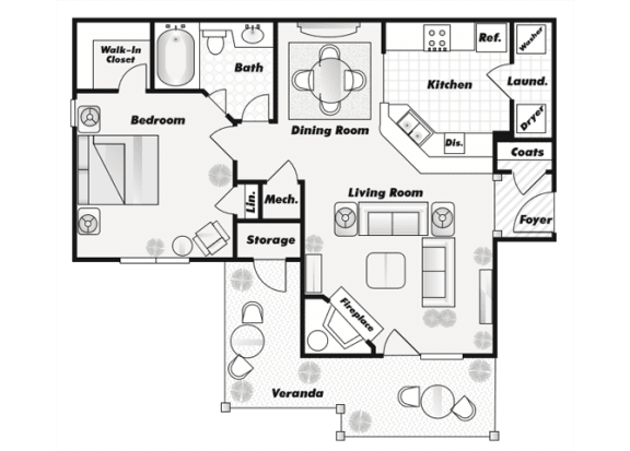 Tuxedo Floorplan