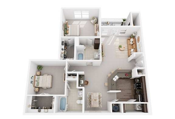 3D floor plan Arlington