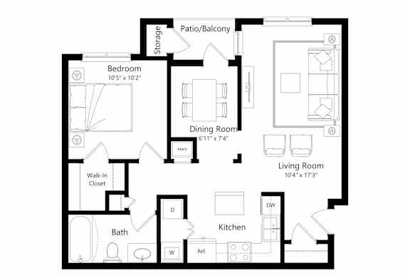 2D floor plan Kirby