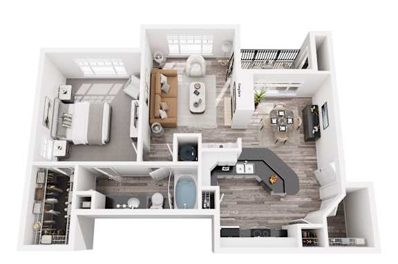 3D floor plan willow