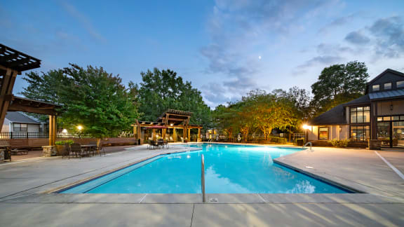 Sparkling Pool with Sundeck