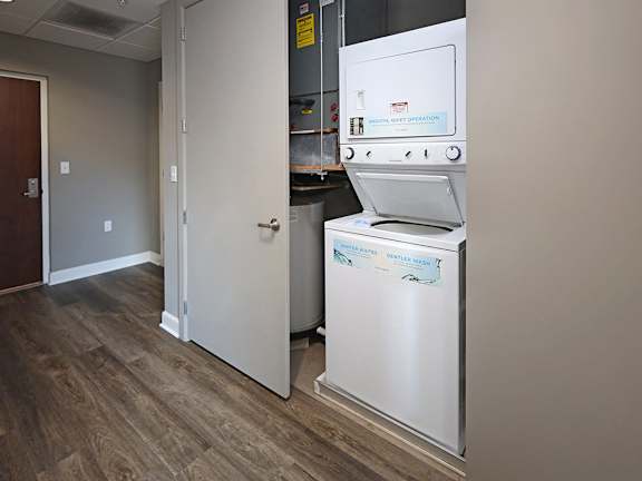 Model Suite at The Residences at Hanna in Cleveland OH - Laundry