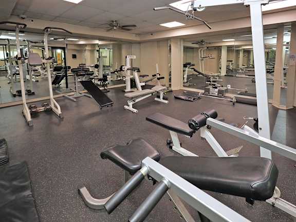 Fitness Center in the West Building at Gates Mills Place, Mayfield Heights, OH, 44124