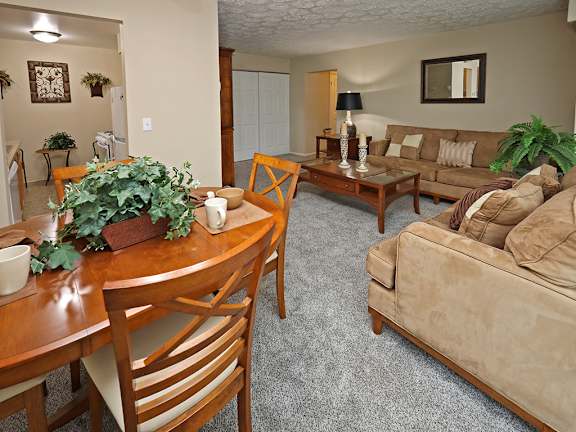 Amenities 1 - Model Living and Dining Areas at Willoughby Hills Towers in Willoughby Hills OH