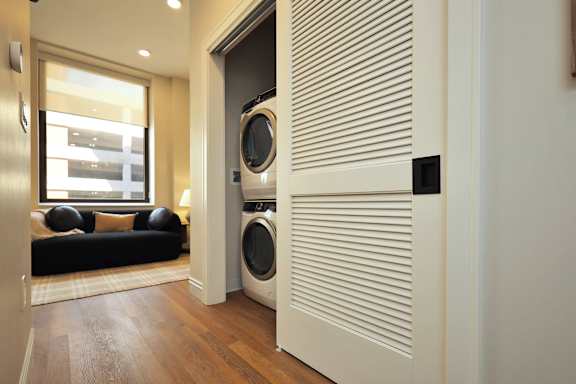 In Suite Washer and Dryer at The Electric Building Cleveland