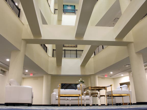 Residential Atrium at Residences at Halle