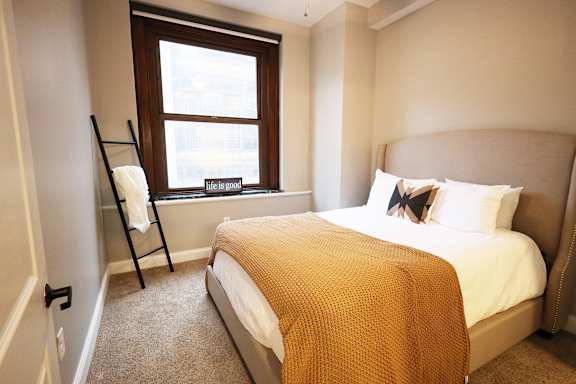 Bedroom Carpeting at The Residences at Leader, Cleveland OH