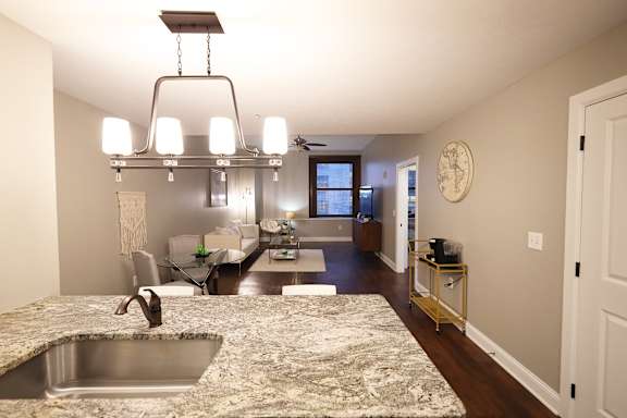 Granite Countertops at Residences at Leader, Cleveland, OH, 44114
