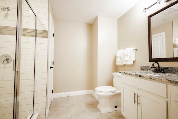Ceramic Tile Bathroom Floors at Residences at Leader, Cleveland, OH, 44114