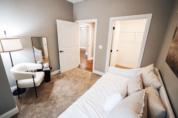 Carpeted Bedrooms at Residences at Leader, Cleveland, OH, 44114
