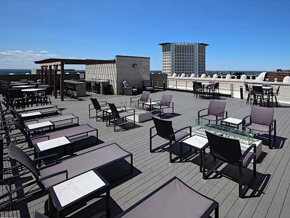 Rooftop Deck at The Terminal Tower in Downtown Cleveland OH