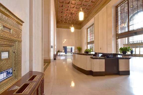 Security Desk in Lobby of The Terminal Tower