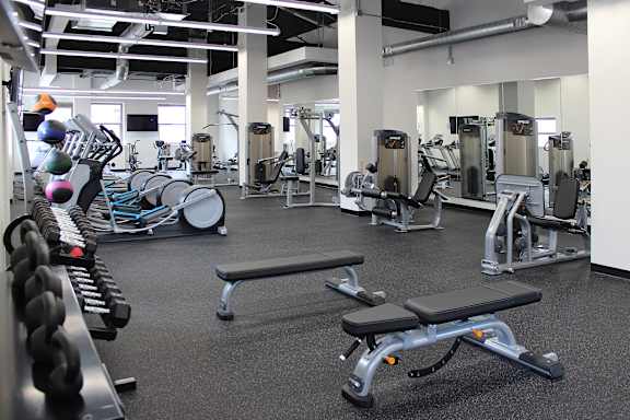 Fitness Center at The Terminal Tower Residences Apartments, Cleveland, 44113