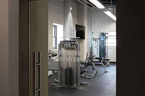 Fitness Center at The Terminal Tower Residences Apartments, Cleveland, 44113
