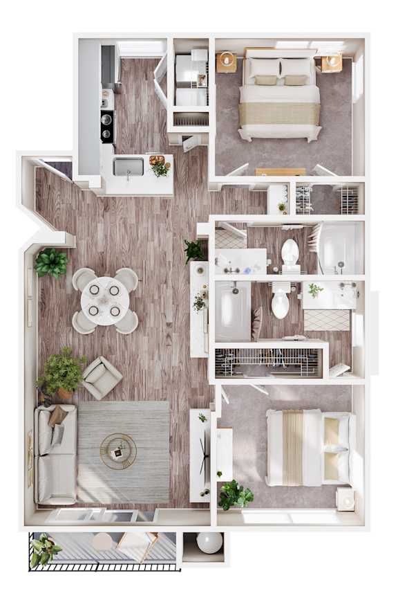 2 bed 2 bath at Missions at Chino Hills Apartments, Chino Hills