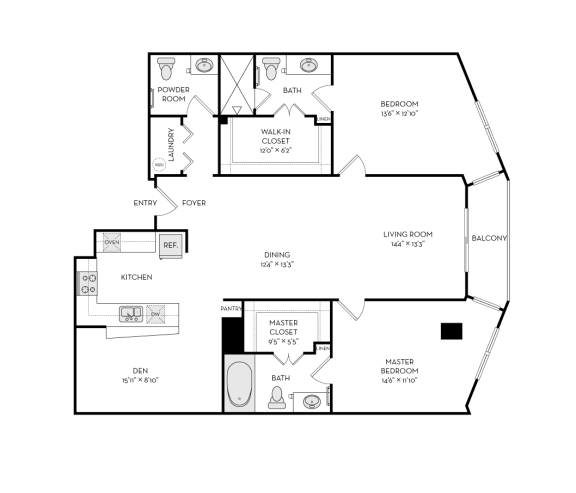 FB4_2Bed at The Heights at Park Lane, Texas
