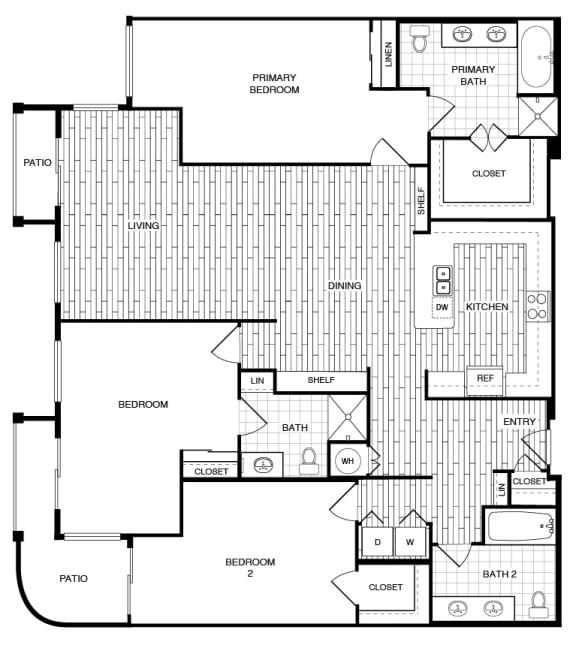 Ipanema - 3 bed 3 bath - 2128 sqft