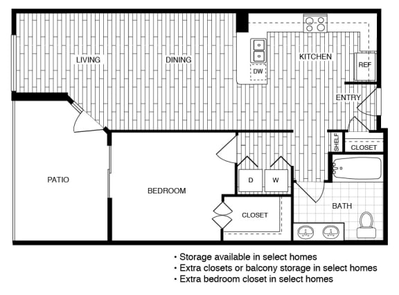 Santorini - 1 bed 1 bath - 936 sqft
