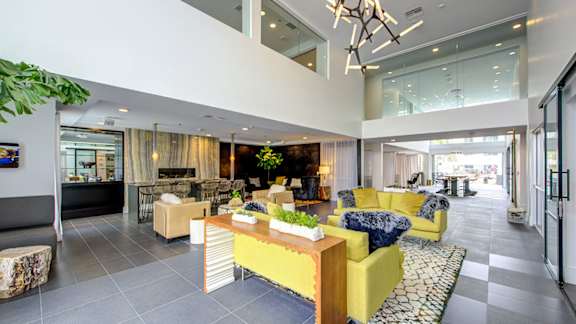 Resident Lounge at Baker Block, Costa Mesa, CA, 92626